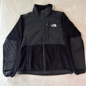 The North Face Women's Jacket Size Small Black Fleece Full Zip Pockets Logo